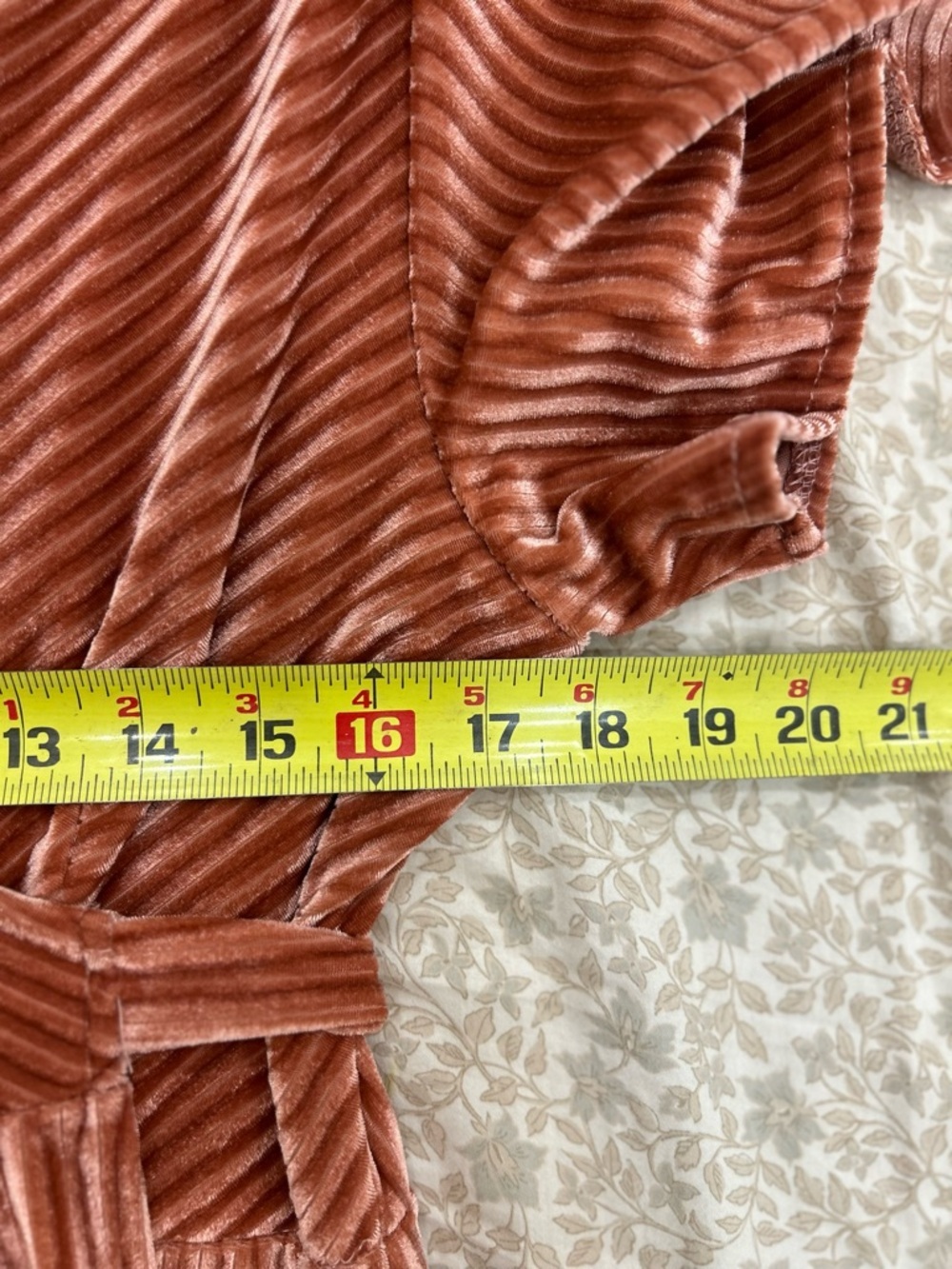 Baltic born velvet, ribbed, maxi wrap dress Med feminine romantic wedding guest - Picture 7 of 8